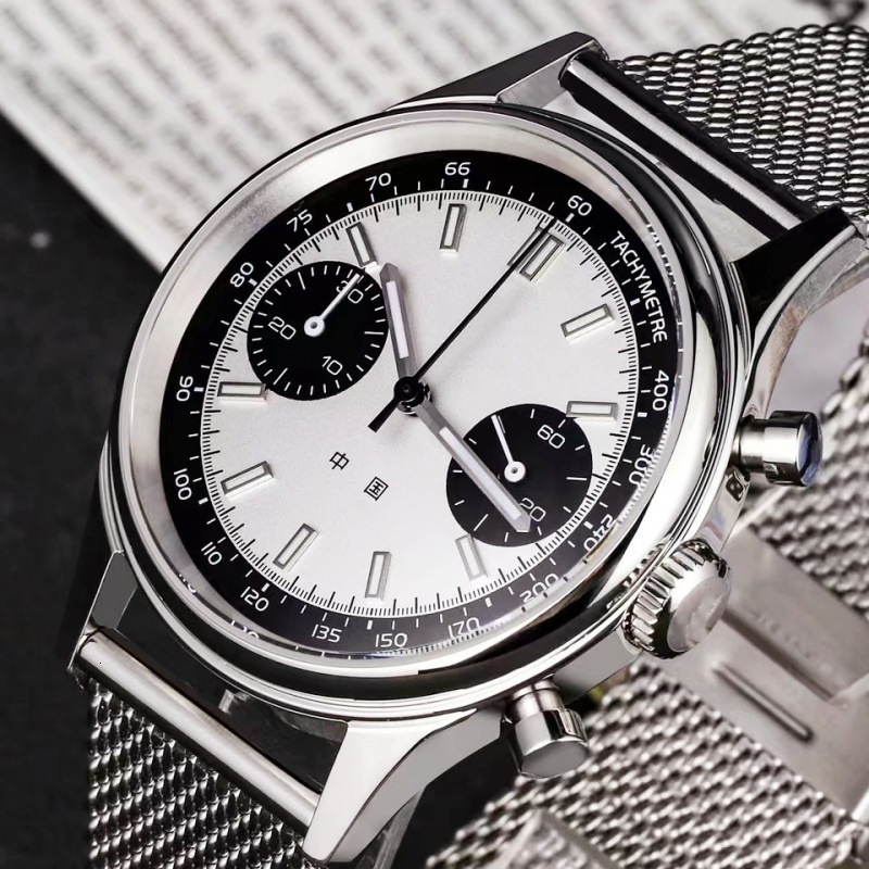 designer watch women Only selling 24-hour e-commerce men's casual 5-hand pot lid glass quartz non-mechanical chronograph watch super clone watc