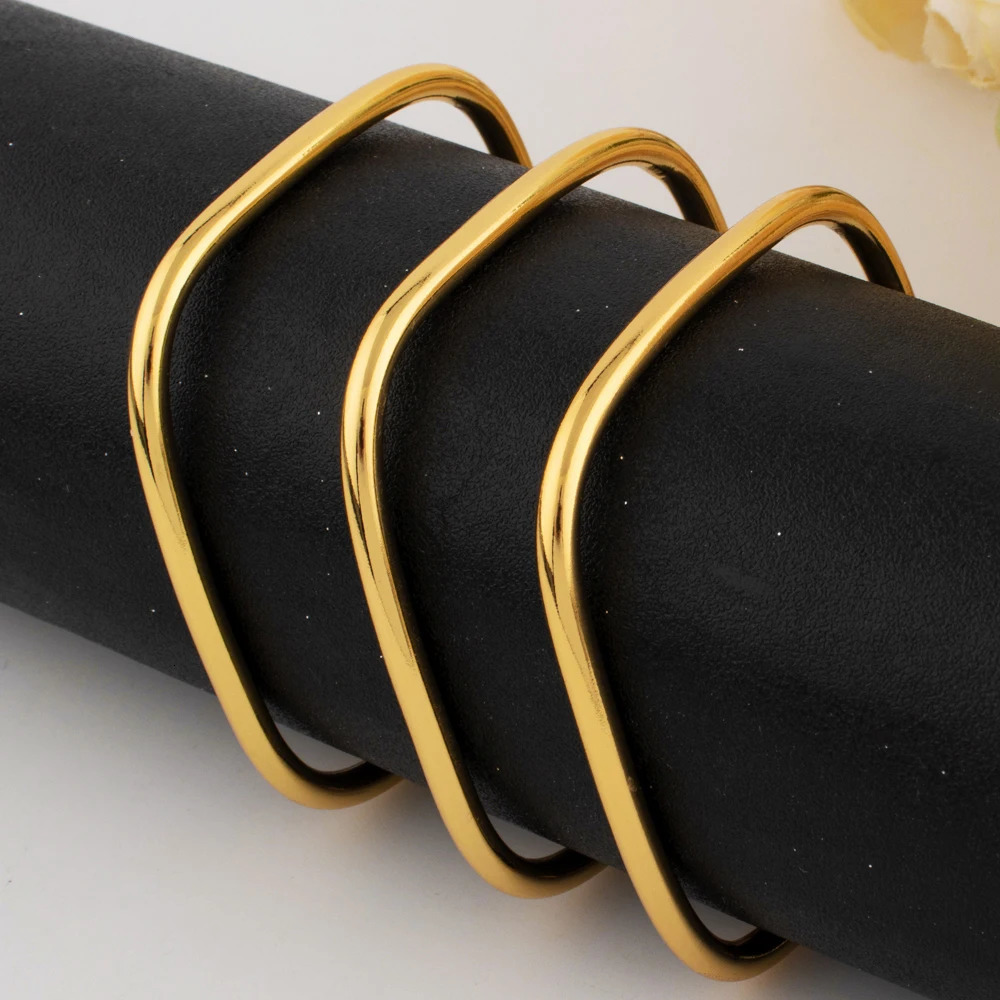 Bracelets Woman Gold Plated Simple Hiphop Punk Personality Fashion High Stainless Steel Italian Men Sale Jewelry Accessories 260615