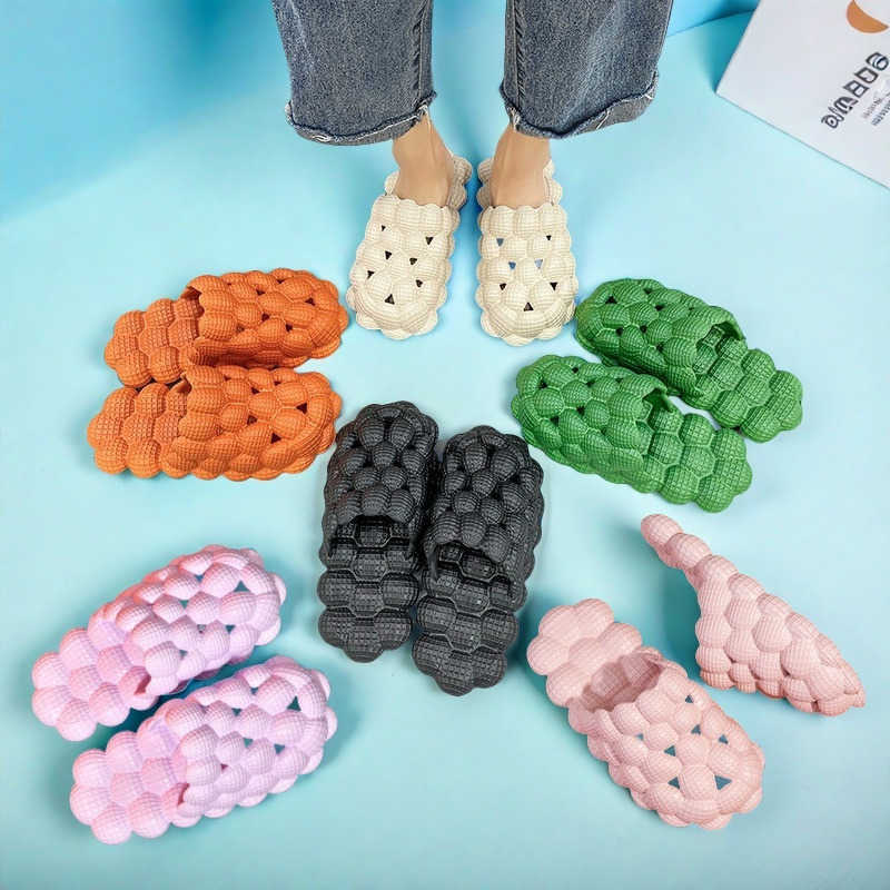 Bouncy Slippers Soft - Multi Colors Non-Slip Comfort House Shoes Fashion Summer Sandals for Girls T260623