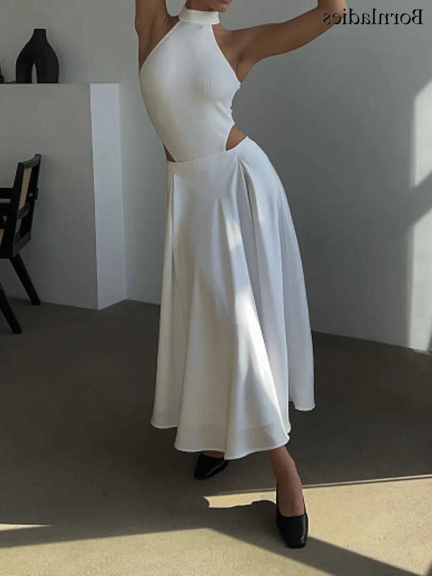 Wolfeel Elegant Satin Loose Women Skirt High Waist Maxi Skirts Streetwear Classic Long Skirt Fashion Female Black Skirt L26