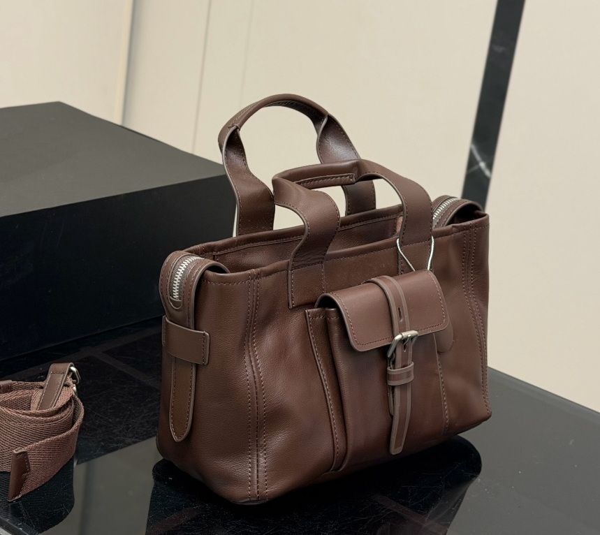 Designer Evening Bags Luxury Large Capacity Leather Tote Bag Women's Cross-Border Bag Vintage Style Top Layer Cowhide Soft Handbag Daily Match