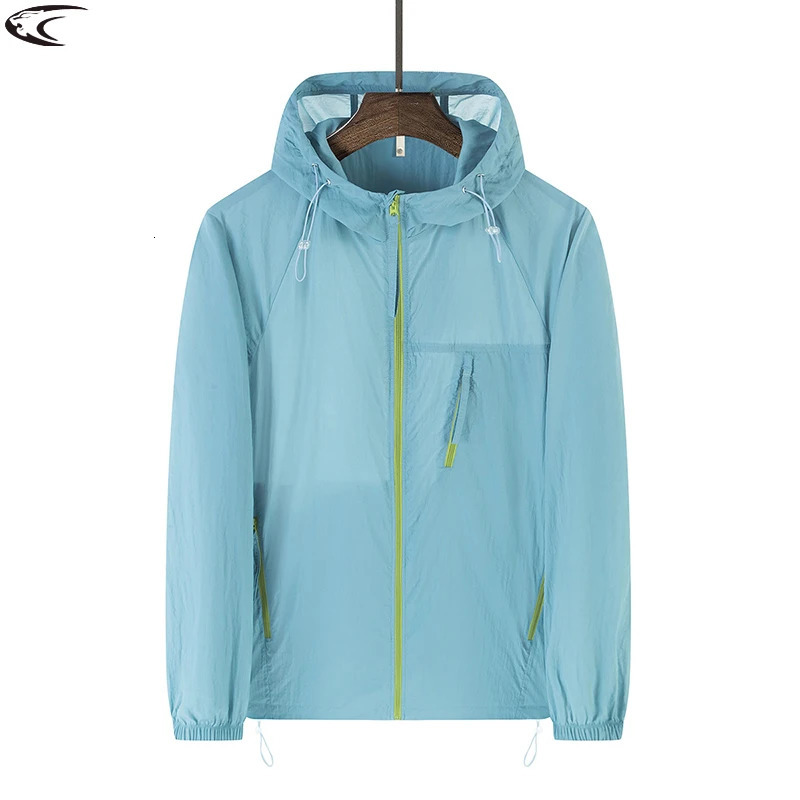 LNGXO Summer Windbreaker Men Women Lightweight Sun Protection Jacket Unisex Camping Climbing Hiking Outdoor Waterproof Coat 260625