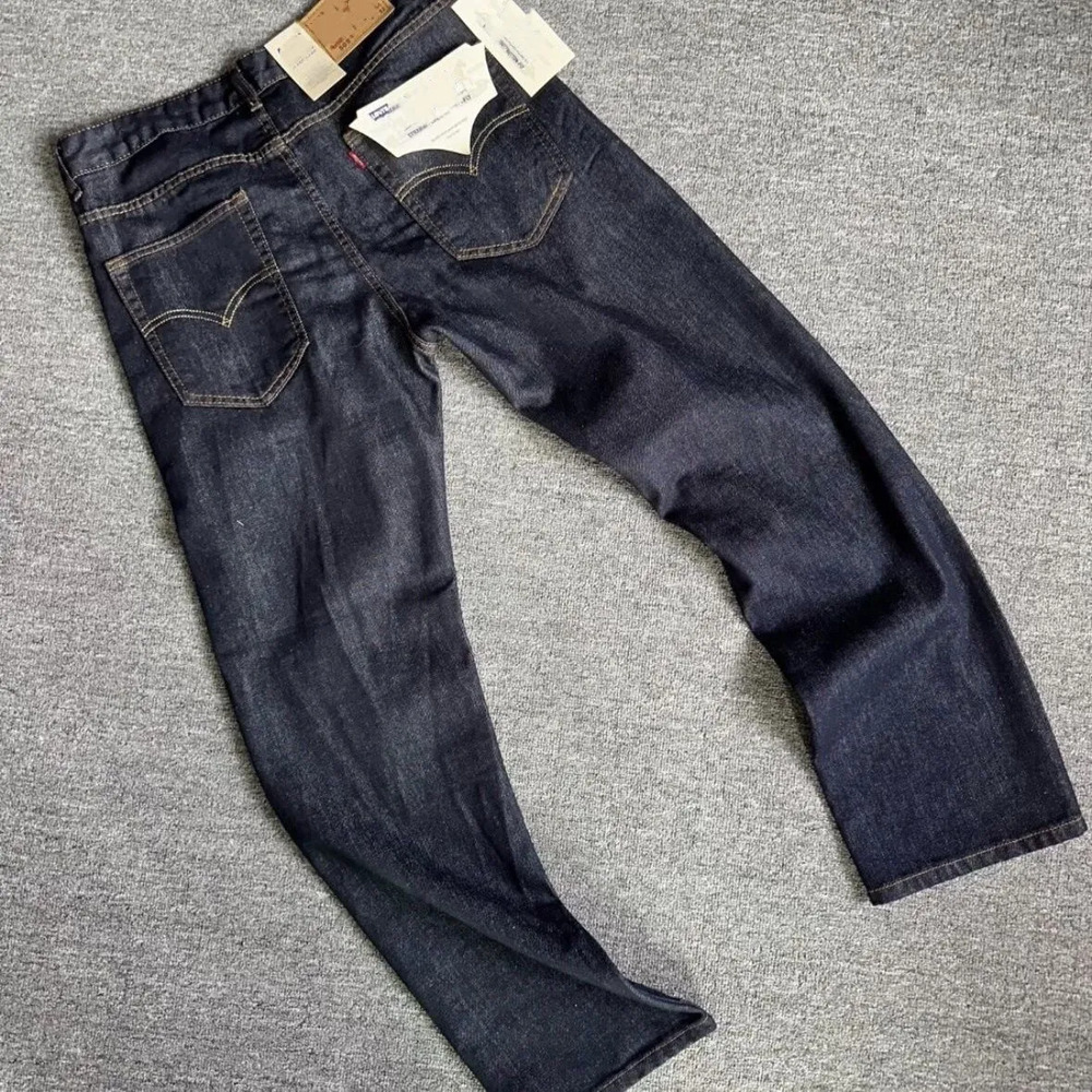 Evi Jeans Designer Jeans Mens Japanese Fashion Embroidery Evi Jeans Men Retro Mens Trousers Hipster Style Straight Leg M Letter Denim Jeans For Casu