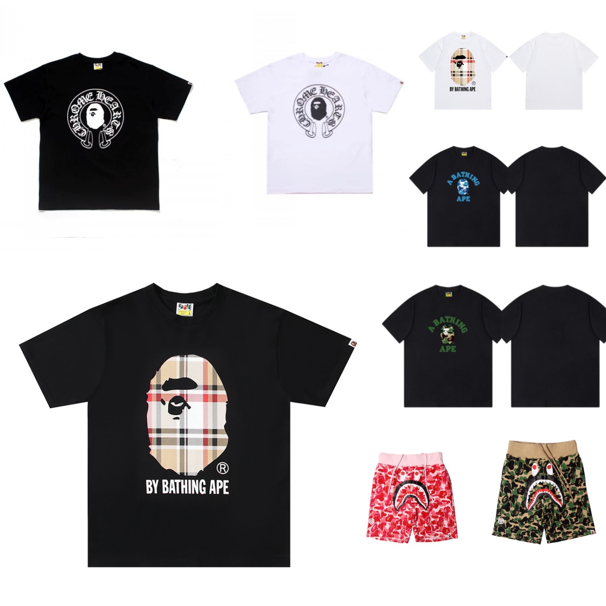 Designer shirts tee Mens Designer T Shirts High Street Cotton Ape T Shirt Graffiti Sportwear Fashion Bathing Ape Shirt Hip Hop Clothesbapetshirts