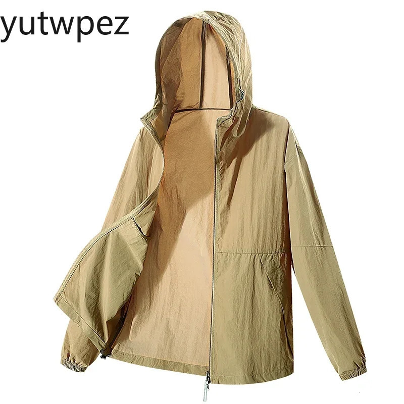 UPF 50 Summer Unisex Hiking Jacket Men Waterproof Quick Dry Camping Windbreaker Trekking Fishing Rain Outdoor Anti UV Clothes 260623