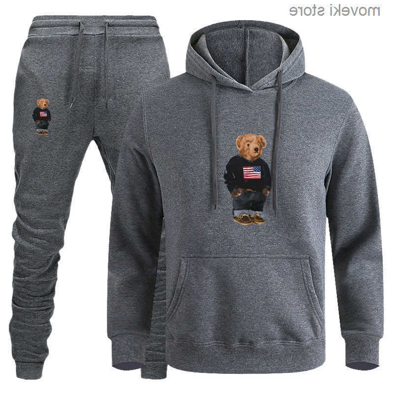 Tracksuits Mens Mens Clothing Pullovers Sweatshirt Sets Hoodie Two Pcs Pants Shirts Fall Winter Track Suit S260623