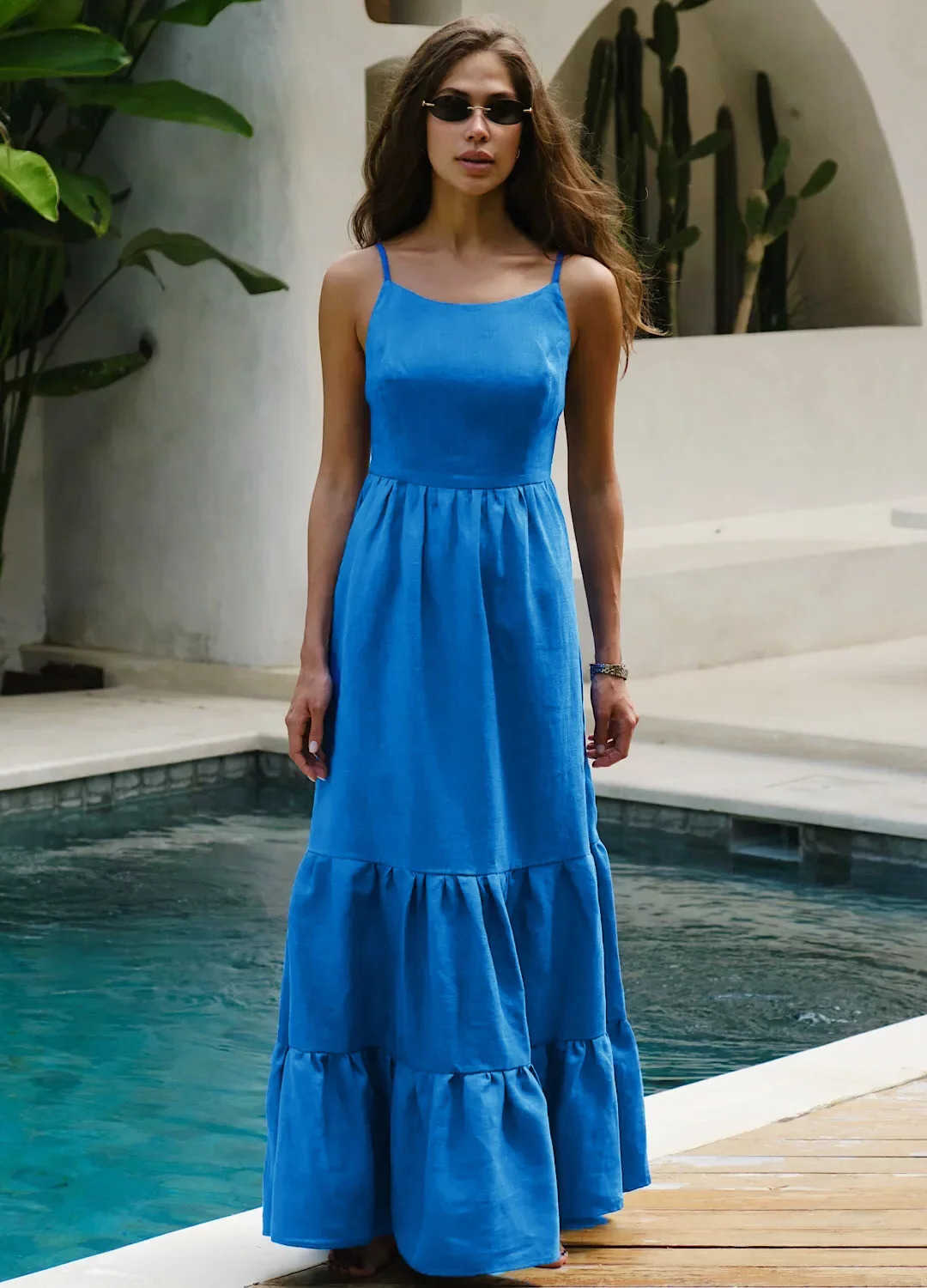 Wolfeel Beach Style Women Dress Summer Loose A-line Lace-up Halter Dress Hot s 100 Cotton Backless Sexy Dress Vestidos L26