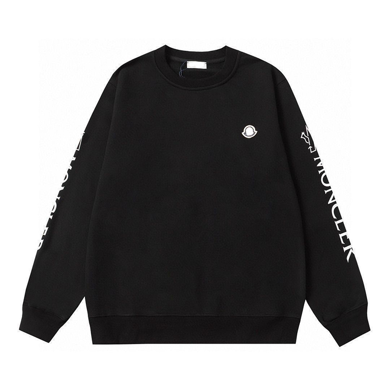 Luxury Top Designer Basic Sweatshirt Unisex Autumn Winter Asian Size Trendy Versatile Minimalist Loose Soft Cotton Couple Streetwear Long Sleeve Pul