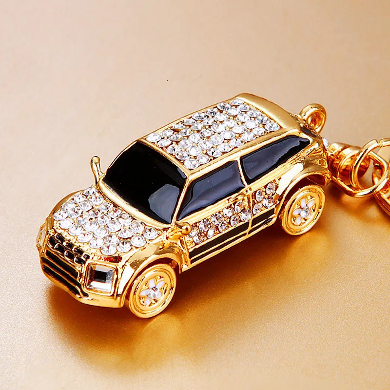 Mini Car Keychain Rhinestone Key Rings for Men Women Decorations Perfect Christmas Gifts Kids Toy Gift 260623