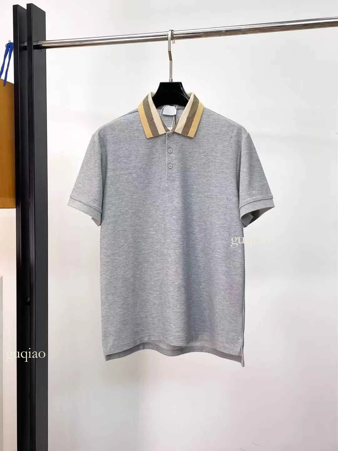 Men's T Shirts Men's Tees Polos Summer New Fashion Printed Design Light Luxury Trendy Round Neck Casual Short Sleeve Black And White Men&#