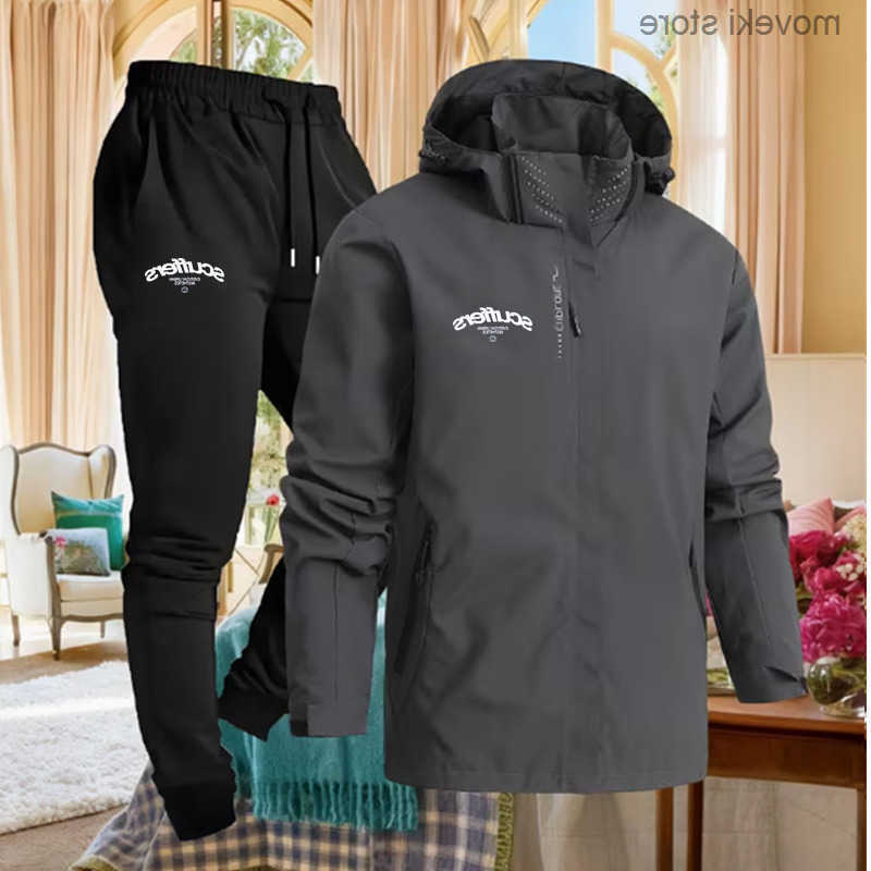 tracksuit mens sets for 2 piece set tracksuit high quty jacket coat autumn quick-dry track suit two piece set S260623