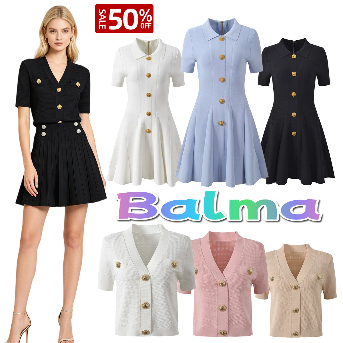 Elegant Chain Print High End Luxury Holiday Beach Party Dress Luxury Designer Balma Women Stretch Knit Maxi Dress For Ladies V Neck Slim Fit