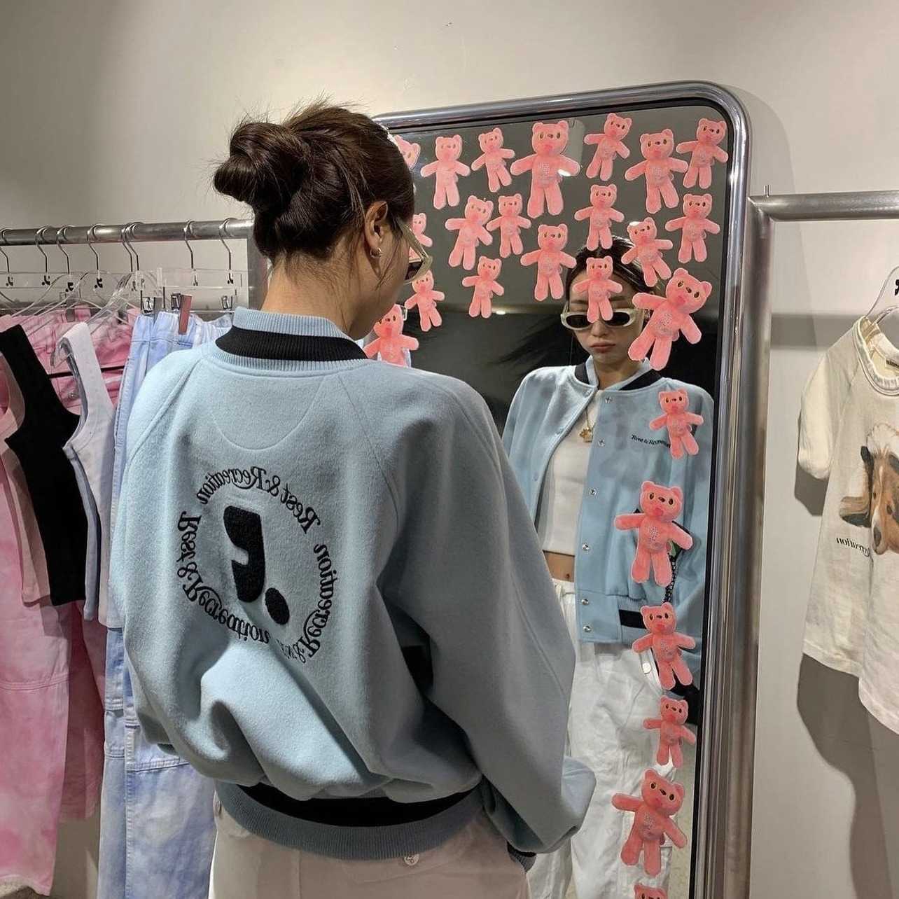 Towels Restu0026Recreation Embroidered Woolen Baseball Jackets Casual Mens and Womens Jackets S260623