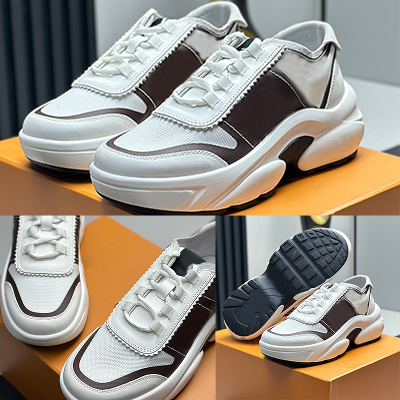 Mens Classic Dad Shoes Designer Retro Breathable Leather Mesh Upper Printed Rubber Outsole Sports Shoes Mans Spring Summer Outdoor Casual Running Sh