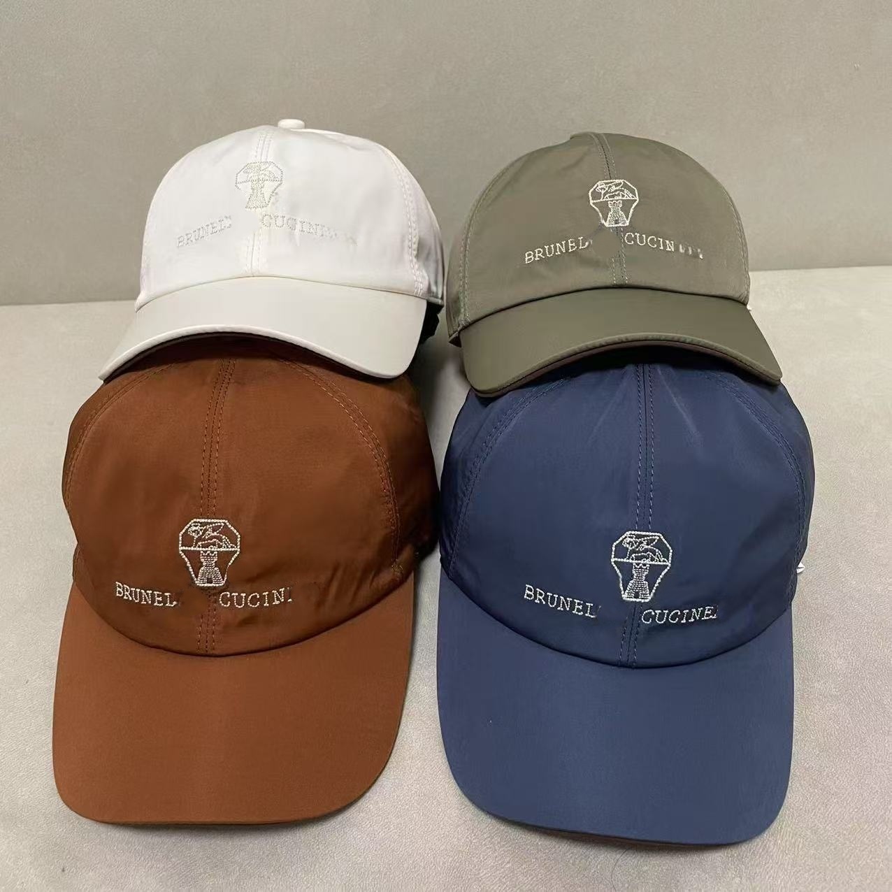 Brunello cucinell cap designer hats for women mens baseball cap Old Man Qian Feng hats Embroidered baseball cap cport outdoor beach travel sunshade