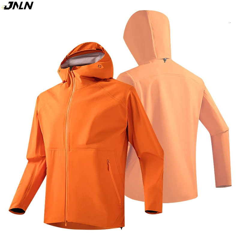 JNLN Mens Womens Enhanced Waterproof Windbreaker UltraLightweight Hiking Trekking Jackets Outdoor Sports Climbing Clothes 260625