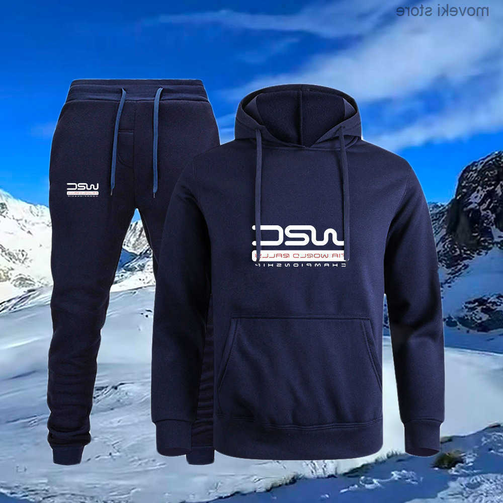 Mens hoodie Tracksuits Sweatshirts Outdoor Hoodies coat Mens Multi-Pocket Hoodie Sweatpants Two-Piece Leisure Fiess Clothing Set S260623