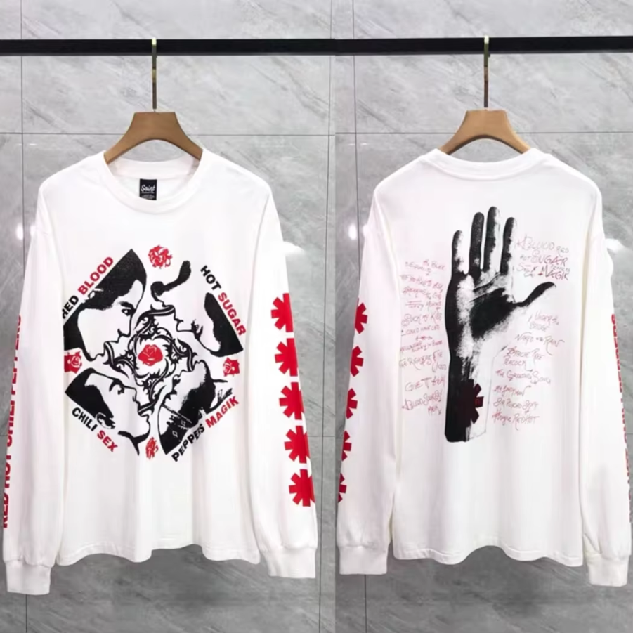 Washed Long Sleeves T-shirt Men Women Best Quality Oversize Tops Tee T Shirt