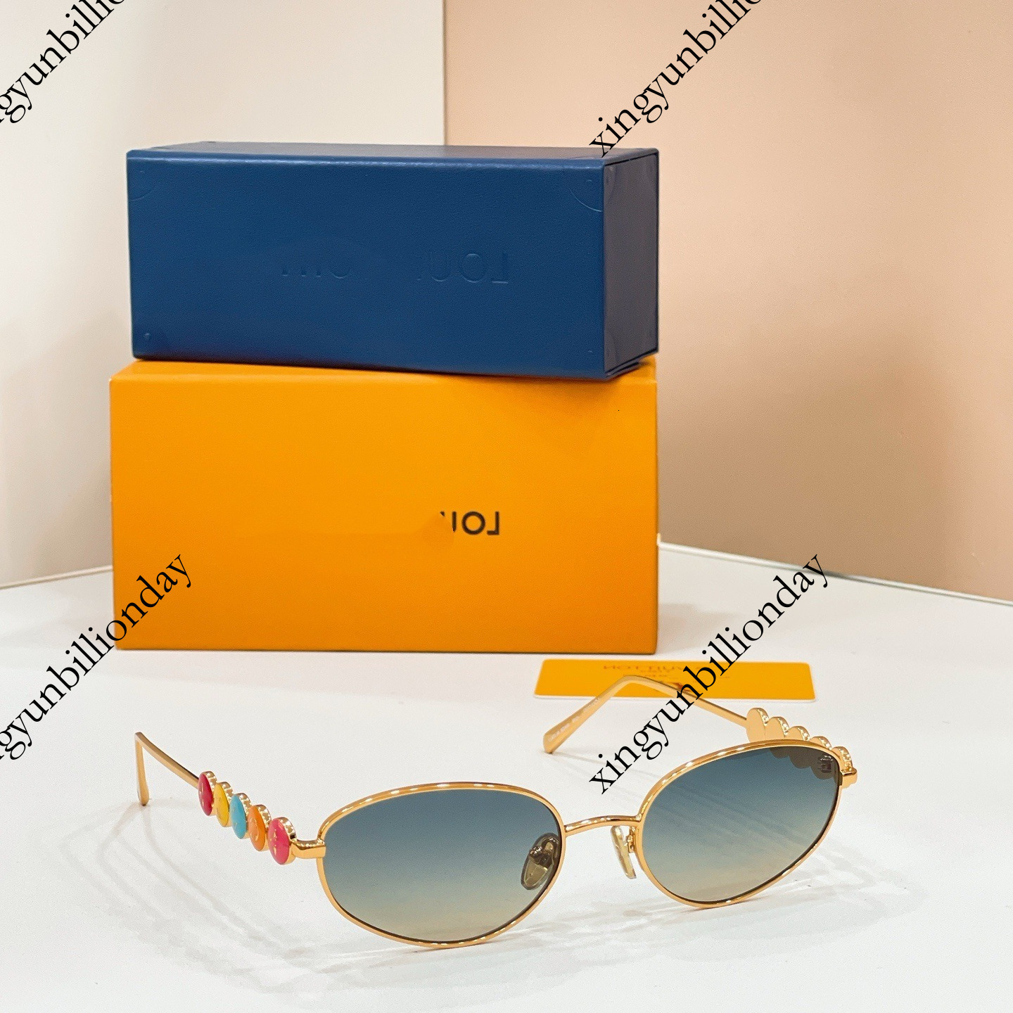 lvsun glasses women men Heart-Shaped Diamond-Embellished Glasses For Women Oval Small Frame Trendy Stylish Flat Lenses Z3179u 4e