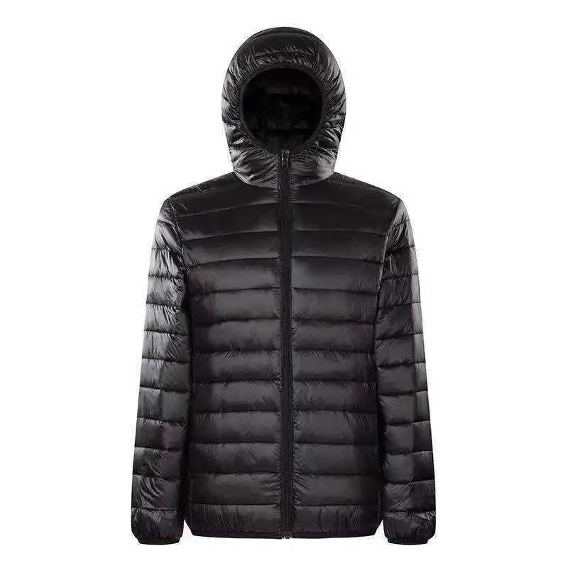 Down Jacket Mens 2024 New 90 White Duck Down Super Light Down Jacket Mens Lightweight Thermal Coat Hooded Feather Coat Q260623