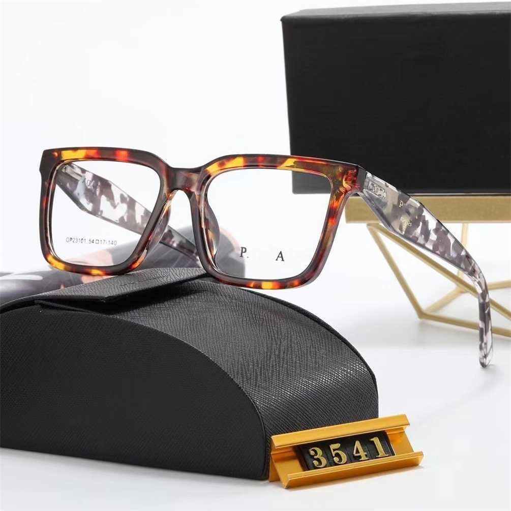 Cheap glasses overseas new model square frame sunglasses flat lenses fashion optical glasses 3541