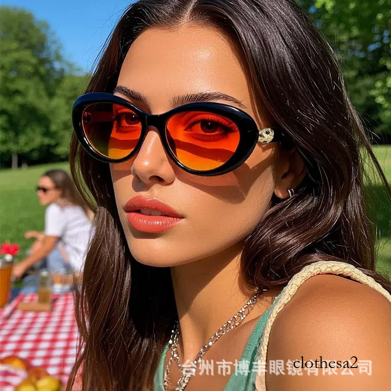 2026 New European American Style Snake Head Decorative Sunglasses, UV Protection, Cool Cat Eye Sunglasses for Women, Trendy and Unique, Wholesale