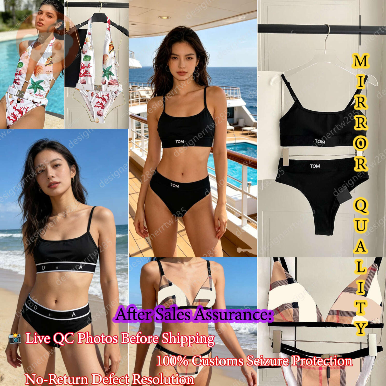 Luxury Designer Bikini Set Black Elastic Letter Band Swimsuit Women Sexy Swimwear Push Up Bathing Suit Summer Beach Wear Two Piece Biquni TF Labe-image-1111780395