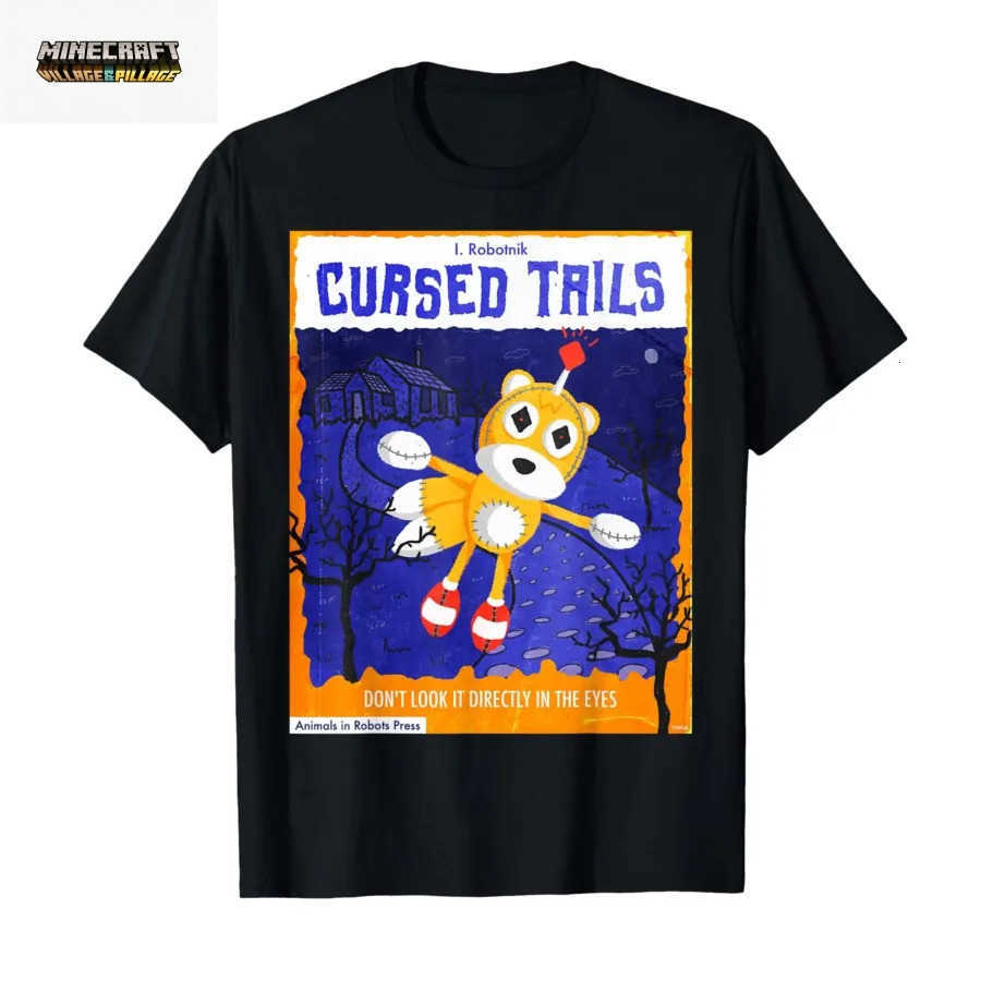 Sonic the Hedgehog - Meme Collection Cursed Tails T-shirt For Men Women 100 Cotton T Shirts Short Sleeve Tops P925 L260623FNQI