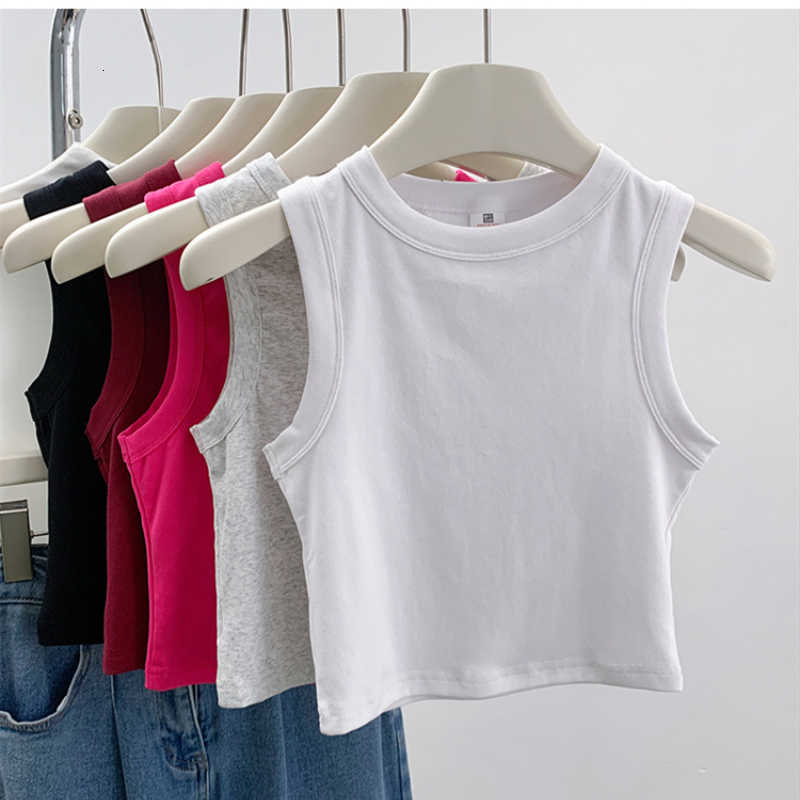 Women 2026 Tank Top for Ribbed Down Sleeveless Blouse Solid Color Casual Womens Teens Trendy Basic Summer Tops M260623