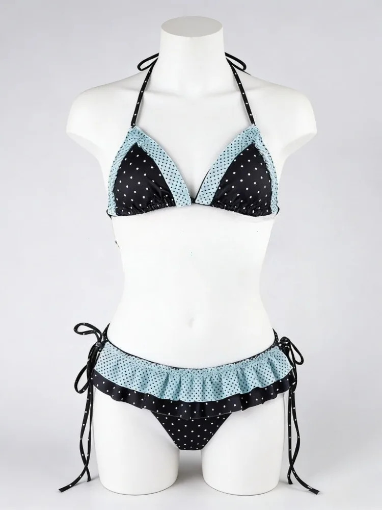 Set bikini diviso in 2 pezzi a vita alta per donna 2026 Stampa costumi da bagno alla moda Chic Beach Vacation Summer Party Fashion 260623
