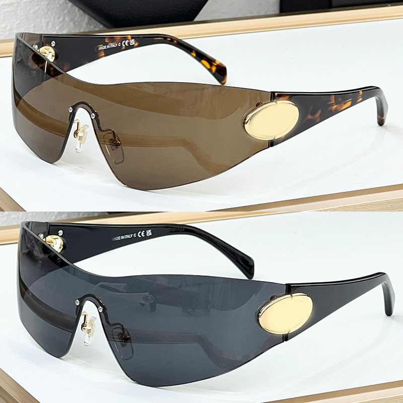Designer mens frameless sunglasses luxurious retro fashion glasses fashionable womens beach UV400 protective sunglasses with box VE2280
