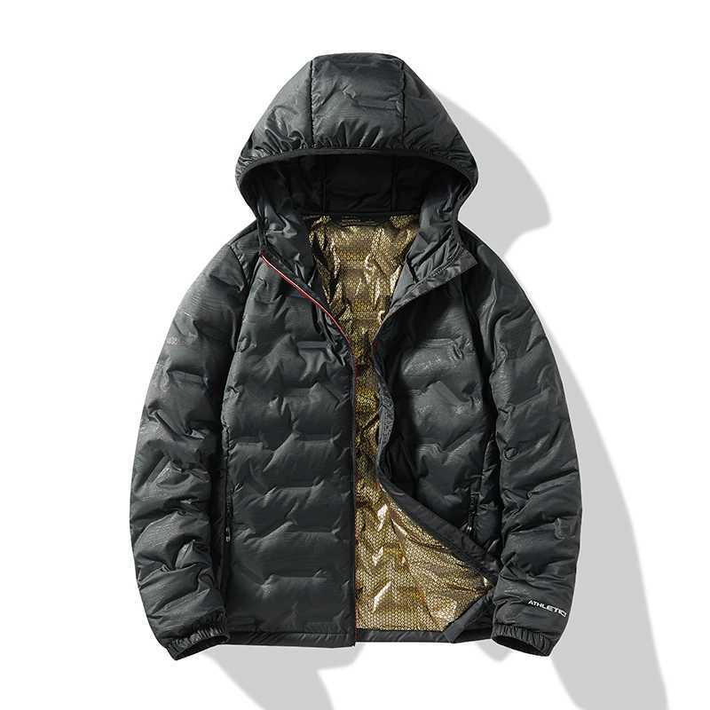 New Winter Graphene 80 Grey Duck Down Lightweight Unisex Couple Down Jacket Outdoor Warm Casual Fashion Mens Daily Outer Coat Q260623