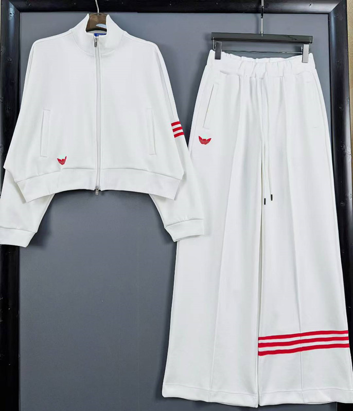 Felpa con cappuccio e pantaloni da donna aderenti con scollo a V e stampa a tre foglie in puro cotone del designer per gli sport casual, taglia M-2X
