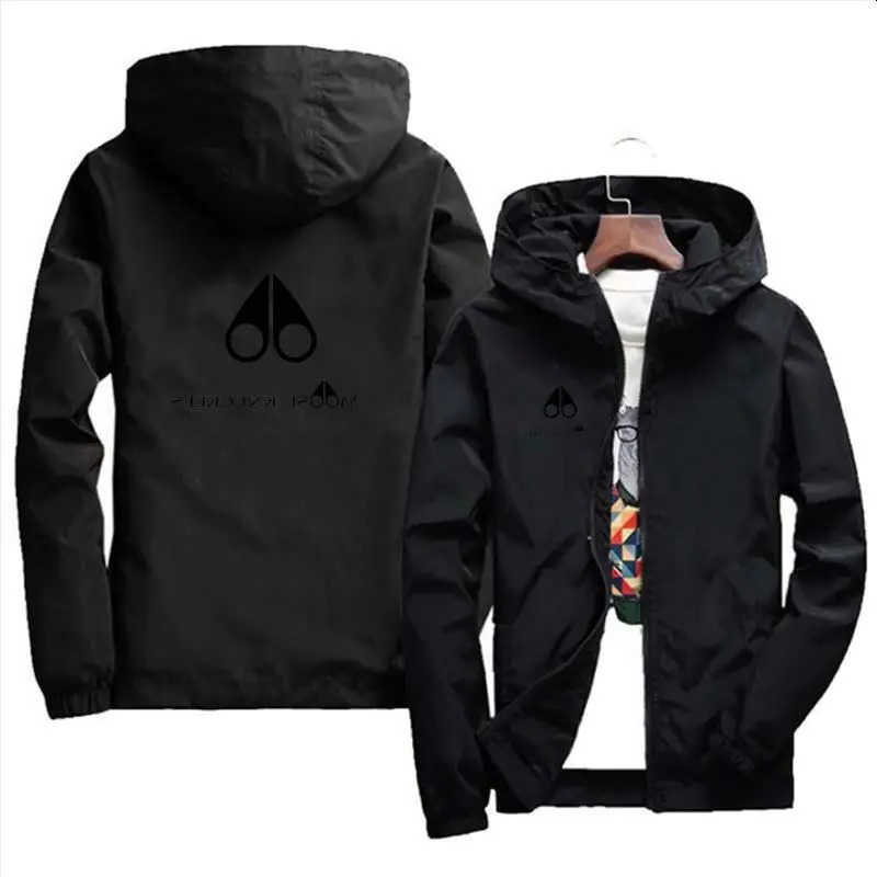 Trend 2024 Advanced selling fun hoof print mens jacket windbreaker raincoat hooded womens S260623