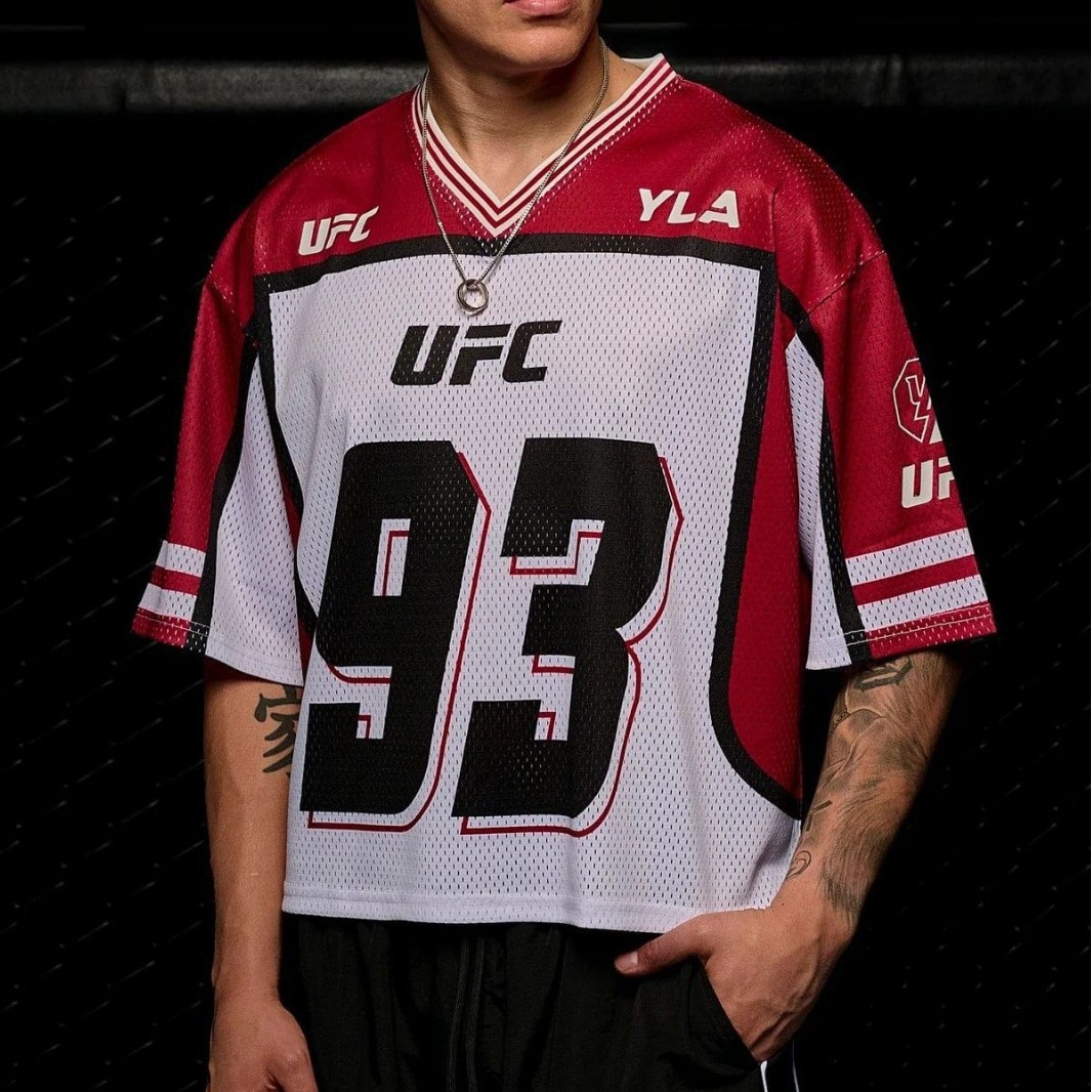 New American Style Mens Oversized T Shirt Same Style as UFC League Sports Fitness Quick Dry Breathable Short Sleeve Mens T Shirts