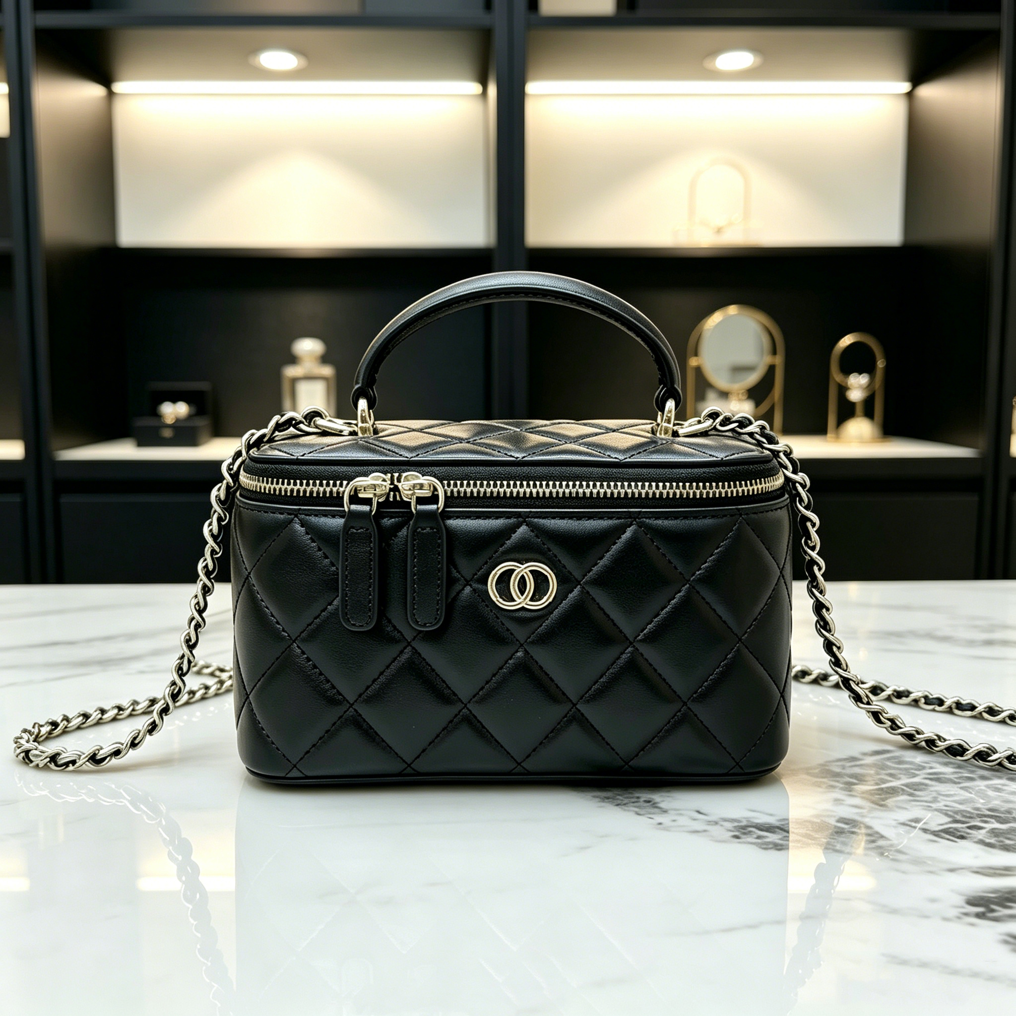 10A Sac de créateur sac à bandoulière de luxe à la mode portefeuille Compact long Style Vintage sac à bandoulière pour femme Mini sac de maquilla