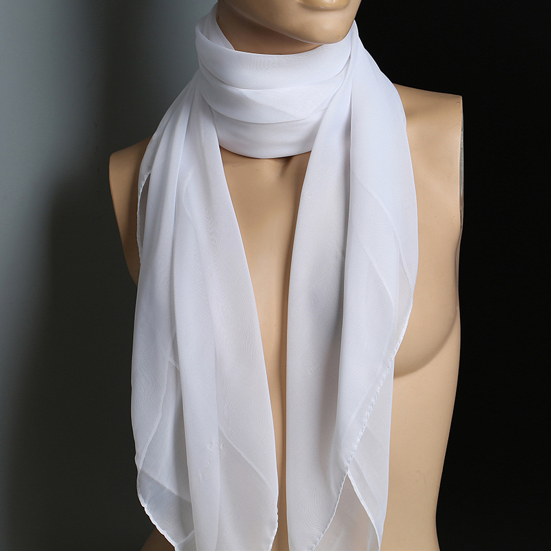 J0123 Natural washed linen square scarf, simple and elegant solid color texture, breathable and dry, versatile and stylish for all seasons.