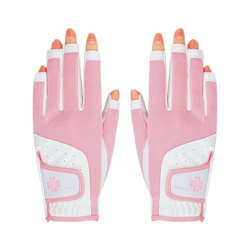 2026 New Fingerless Golf Pair Breathable outdoor Anti Slip Touchscreen Sports Hand Gloves For Summer Outdoor Training Free Shipping