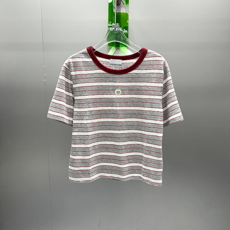 Luxury Women Vintage t Shirt Designer Short Sleeve Crew Neck Sporty Tops Summer Vacation Street Style Daily Tees