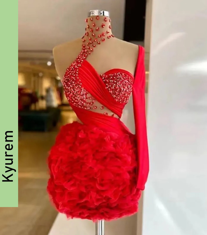 Cocktail Dresses Prom Party Gowns Plus Size New Graduation Straight Above Knee Mini Long Sleeves High Neck Robe De Soiree custom made color/size