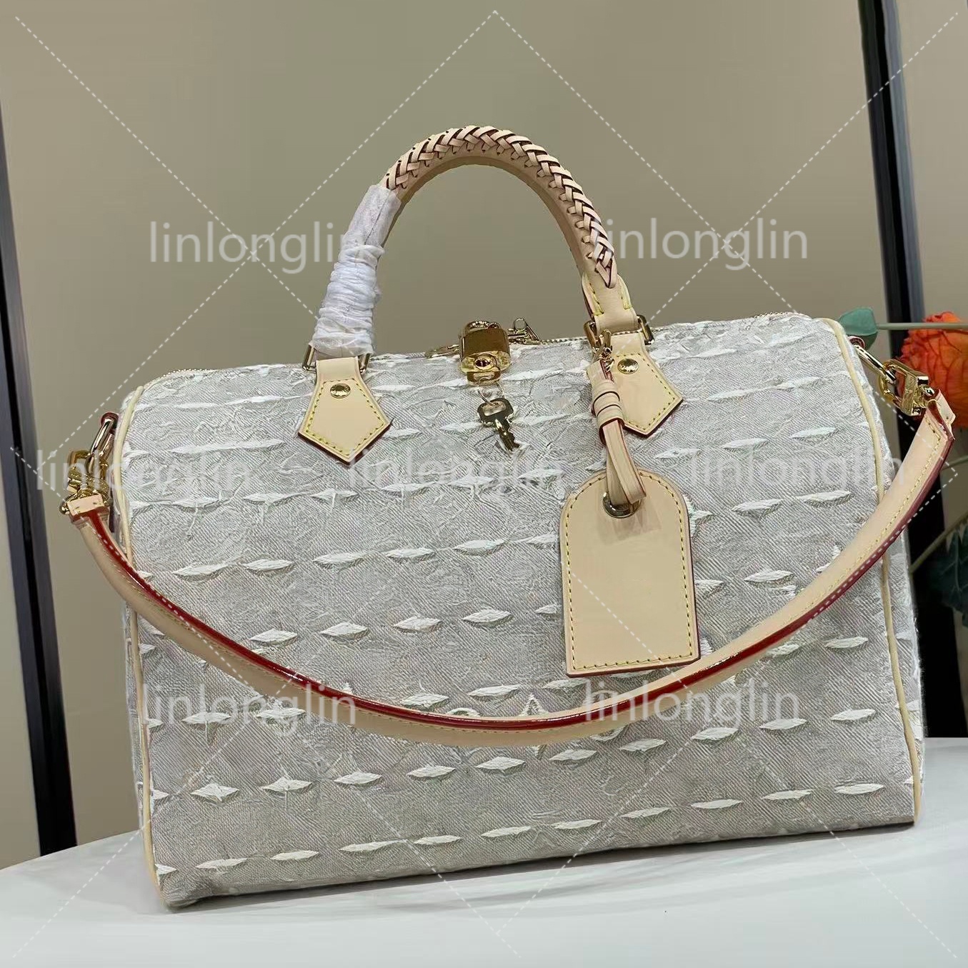 Sac à main de voyage Boston Tote Bag Sac à bandoulière en cuir Sac à main rose Epi Soft 30 SP Sac de luxe design Soft 30 Sac Femme Grande Capacit
