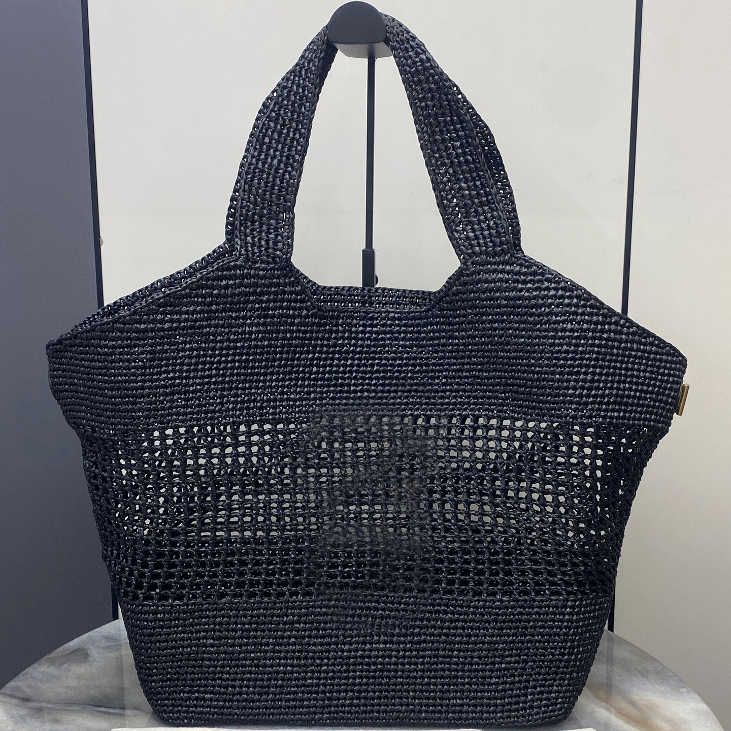 Designer Bag Raffia Bag Black Woven Tote Luxury Straw Beach Handbag Lightweight Large Capacity Top Handle Purse For Women Travel Holiday