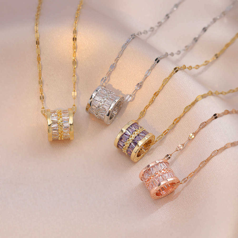 Women For Zircon Big Waist Niche Design Korean And Japanese Letter Necklace Collarbone Chain Minimalist Style Wholesale D260624