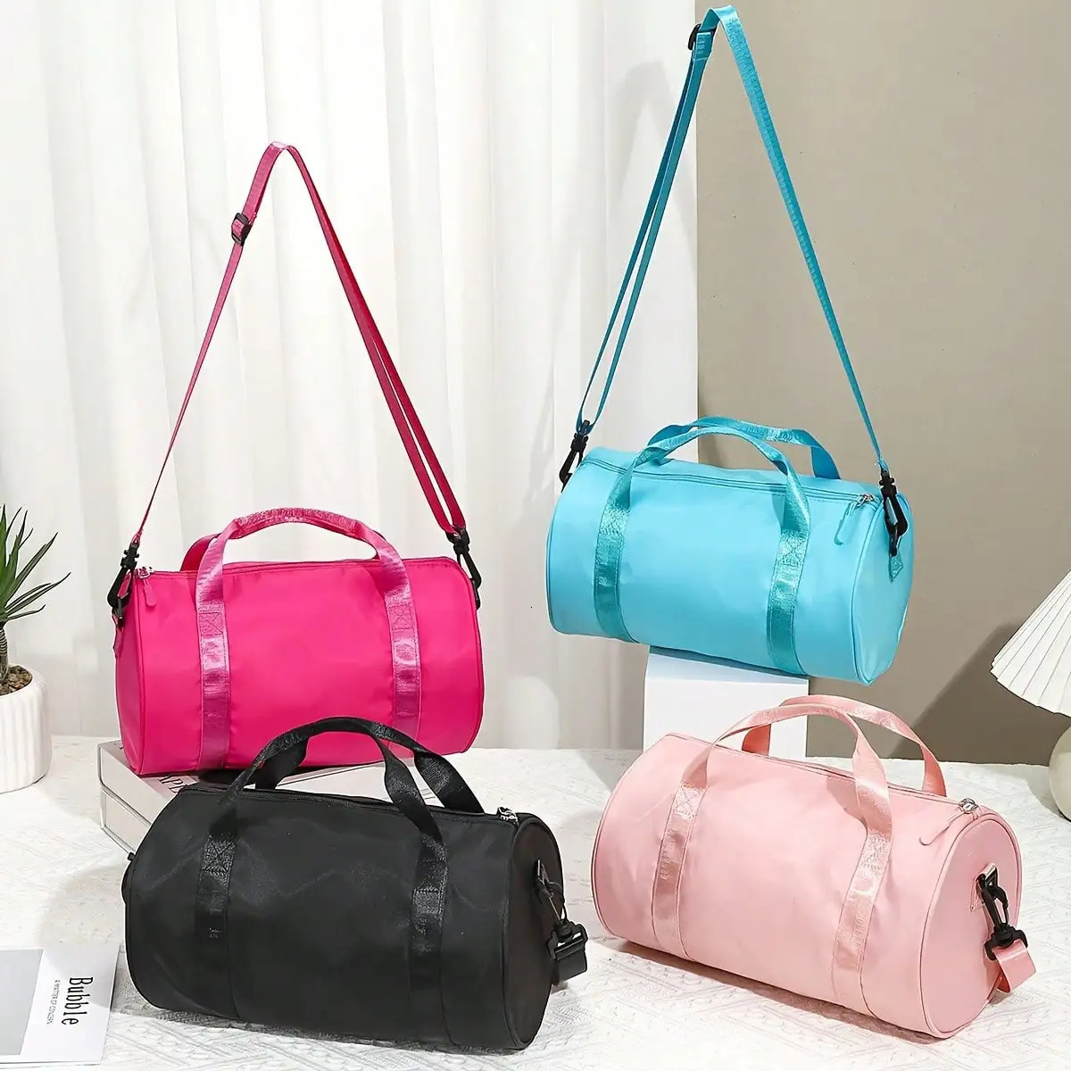 Mini Gym Bag Small Barrel Duffle Crossbody Tote For Women Men Workout Bag Lightweight For Weekender Travel Sports Yoga Fitness Dance 260623