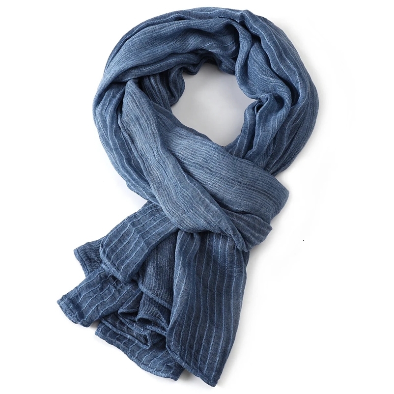 Solid Color Cotton Linen Men Scarves Autumn Winter Warm Mens Neckerchief Short Tassel Bufanda Male Accessories Pashmina Shawl 260615