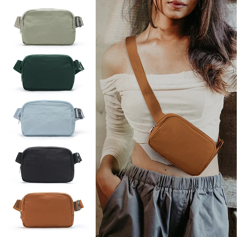 Belt Bag for Women Men Fashion Crossbody Fanny Packs Waterproof Mini Waist Bag Bum Bag for Running Hiking Walking and Travel 260622