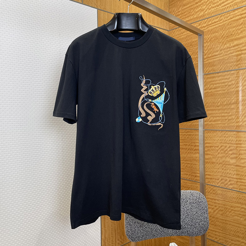 Men's Plus Tees Polos Round jacquard T shirt plus size neck printed polar style summer wear with street t shirts 214y65