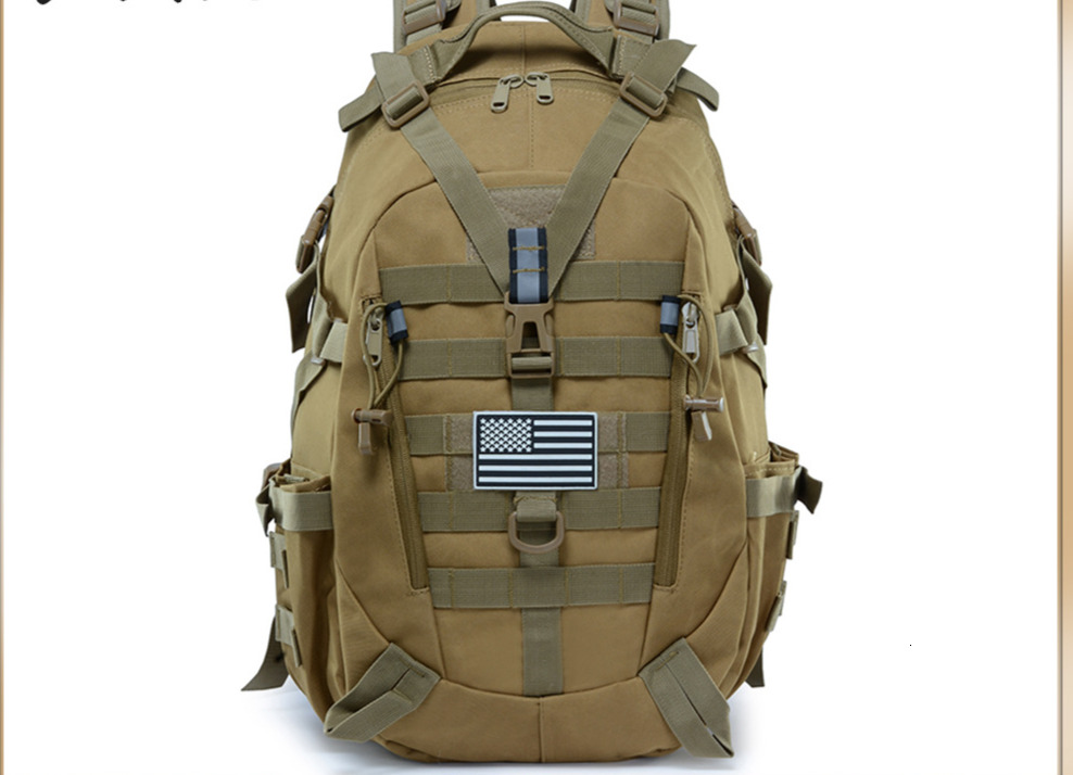 Outdoor Travel Camouflage Tactical Lightweight Hiking Trail Sports Climbing Bag Large Capacity Men's Backpack Outdoor Equipment
