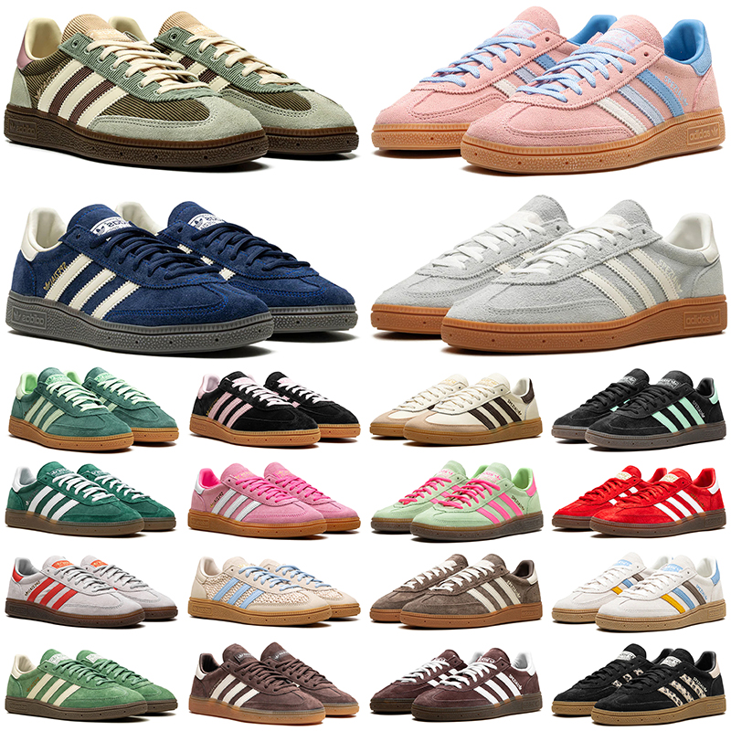 adidas spezial New Fashion Shoes Vintage low-top casual sneakers unisex fashionable versatile skate shoes suede breathable designer shoes black pink