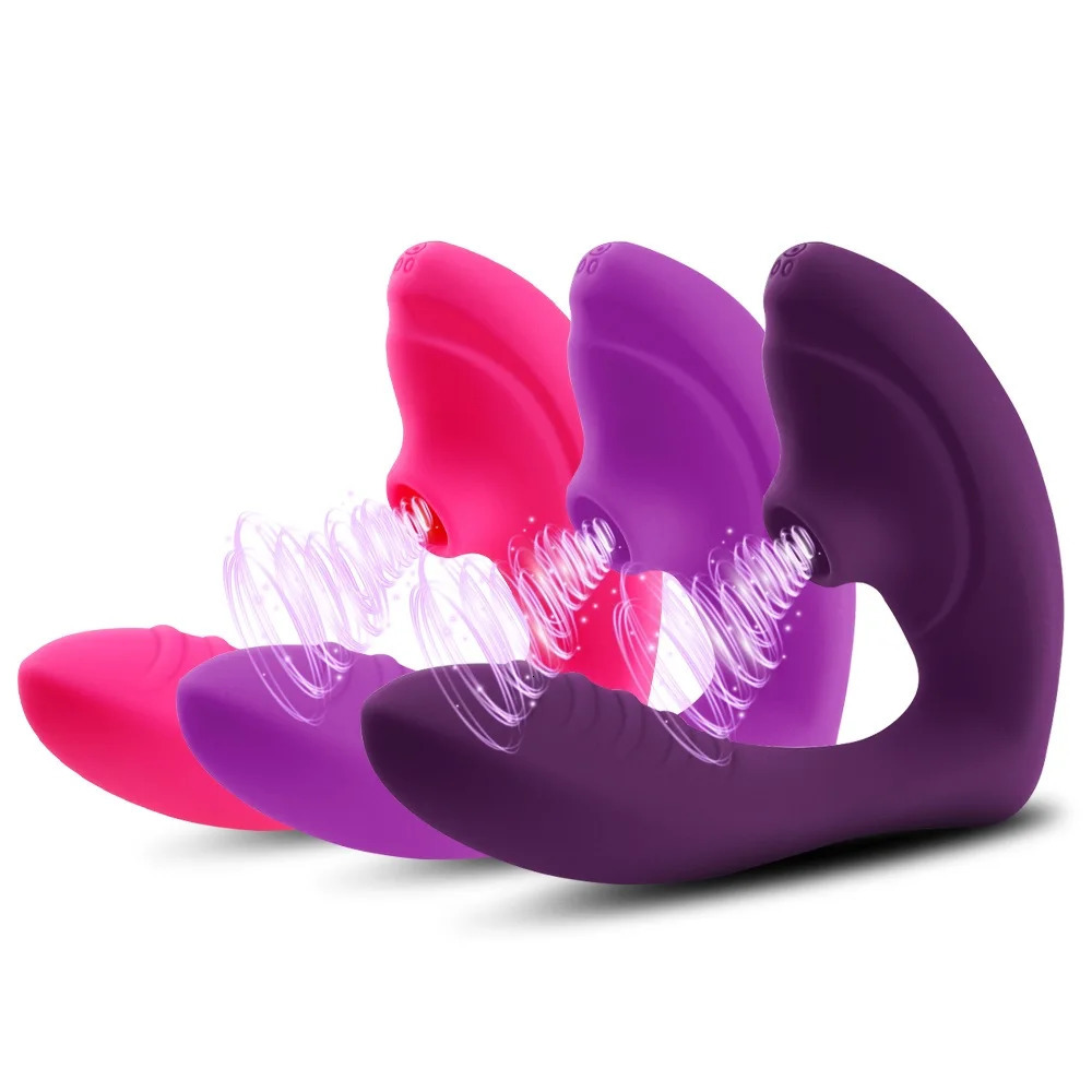 Vibratore per succhiare il clitoride per le donne Indossabile 20 modalità G Stimolatore Vagina Masturbatore femminile Ventosa Giocattoli erotici per
